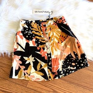 MINKPINK Fever Mini Skirt - Multi Color XXS